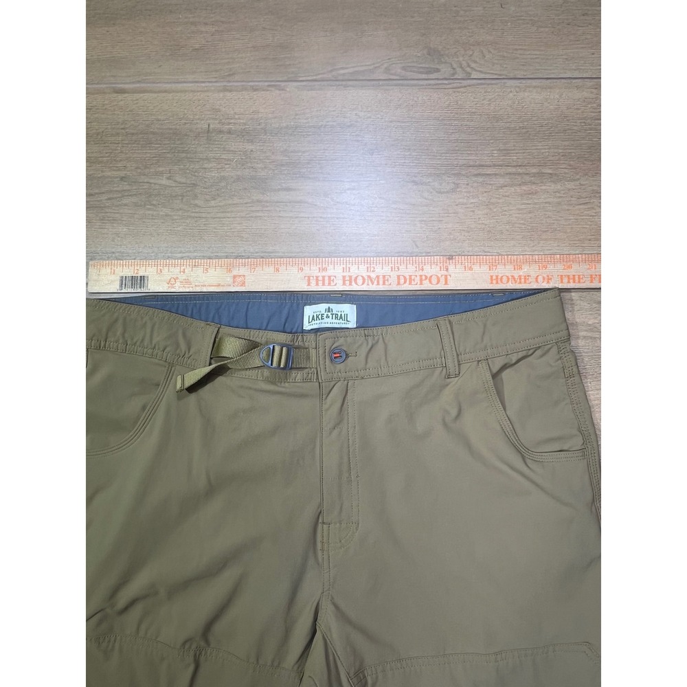 Lake & Trail Khaki Cargo Pants Convertible Snap Off Legs‎ Mens Size 40 Outdoor - Picture 7 of 11
